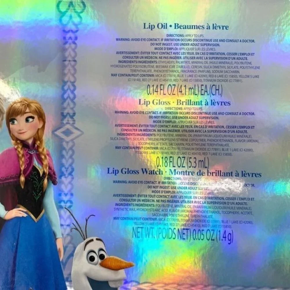 Disney Frozen Deluxe Girl’s Cosmetic Beauty Nail Hair Gift Set w/ Elsa Mirror